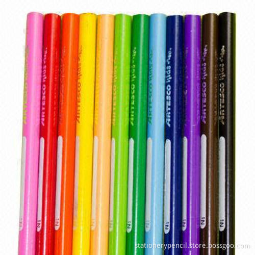 Manufacture good price triangle color pencils